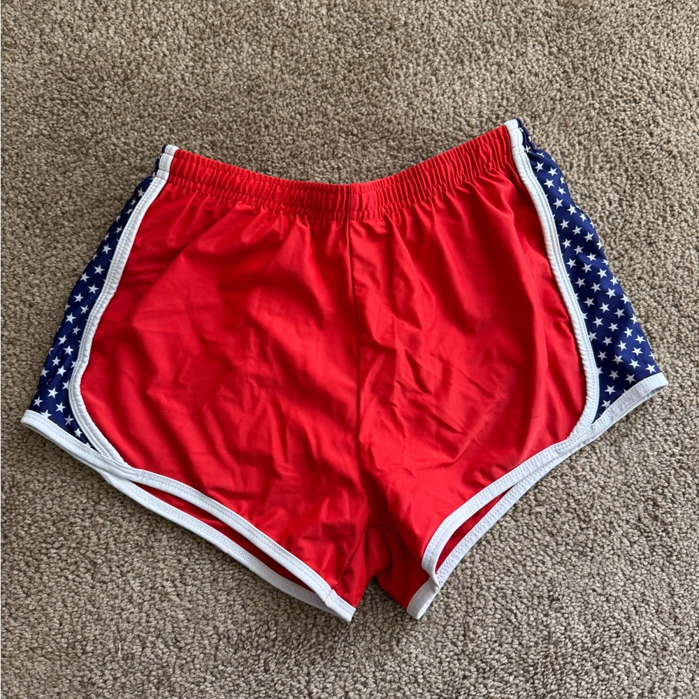 Red and Blue Star Women's Shorts